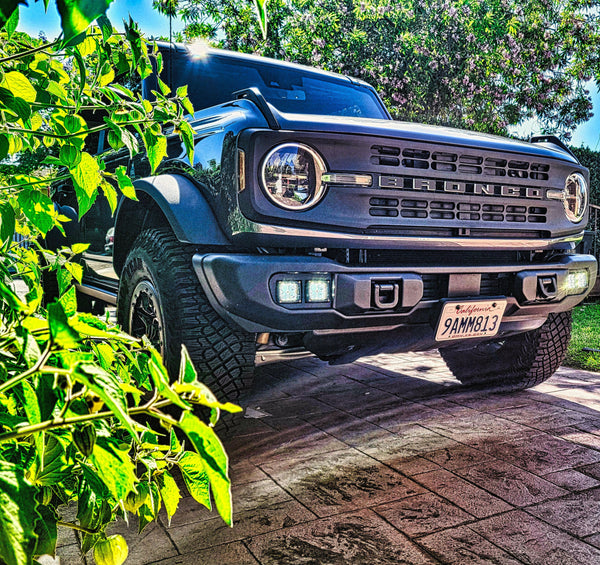 2021+ Ford Bronco Capable Bumper Dual Function Fog Light Kit M&R Automotive