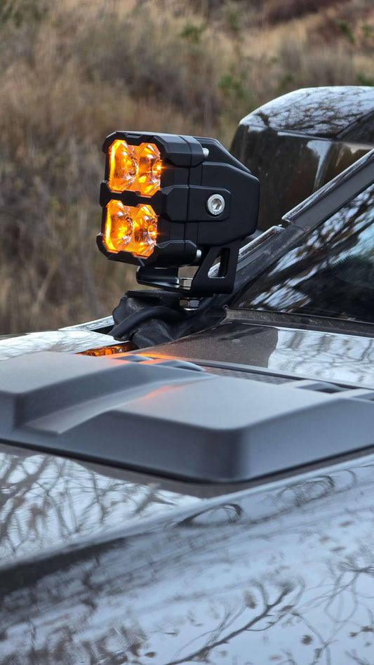 2024+ Ford Ranger Raptor Hood Mount/Ditch Lights - PRO