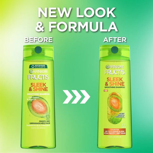 Garnier Fructis Sleek & Shine Smoothing Shampoo for Frizzy; Dry Hair; 12.5 fl oz EasyOptionXY LLC
