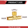 PEX A Expansion 3/4" PEX x 3/4" PEX x 3/4" Male Threaded F1960Tee (Lead Free) Plumbingsell