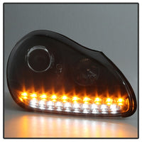 Spyder Porsche Cayenne 03-06 Projector Xenon/HID Model- DRL LED Blk PRO-YD-PCAY03-HID-DRL-BK OffRoadUSA.com