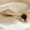 Crown of Thorns Cross Necklace vanimy