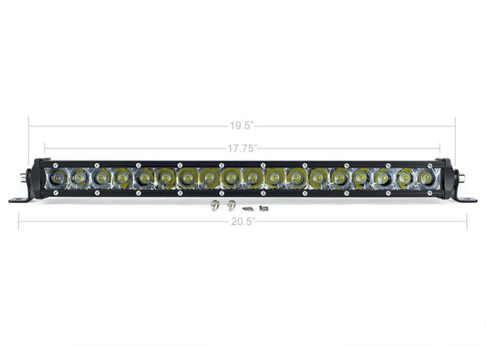 20" Slim Single Row LED Bar