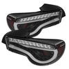 Spyder Scion FRS 12-14/Subaru BRZ 12-14 Light Bar LED Tail Lights Black ALT-YD-SFRS12-LBLED-BK OffRoadUSA.com