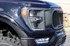 AlphaRex 21-23 Ford F150 / 21-23 Ford F150 Raptor LUXX-Series LED Projector Headlights Alpha-Black OffRoadUSA.com