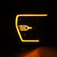 AlphaRex 21-23 Ford F150 / 21-23 Ford F150 Raptor NOVA-Series LED Projector Headlights Alpha-Black OffRoadUSA.com