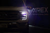AlphaRex 21-23 Ford F150 / 21-23 Ford F150 Raptor NOVA-Series LED Projector Headlights Alpha-Black OffRoadUSA.com