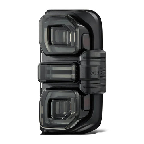 AlphaRex 21-24 Ford Bronco NOVA-Series Prismatic LED Tail Lights Alpha-Black OffRoadUSA.com