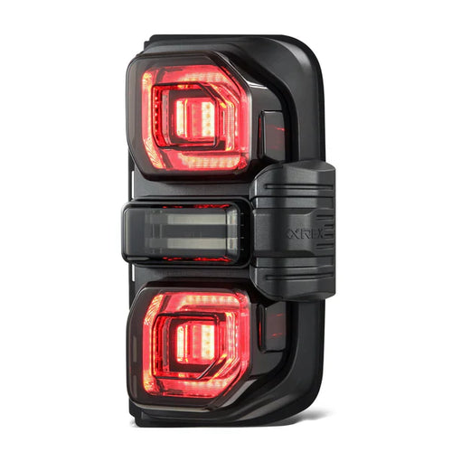AlphaRex 21-24 Ford Bronco NOVA-Series Prismatic LED Tail Lights Alpha-Black OffRoadUSA.com