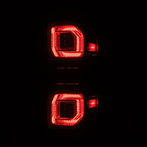 AlphaRex 21-24 Ford Bronco NOVA-Series Prismatic LED Tail Lights Alpha-Black OffRoadUSA.com