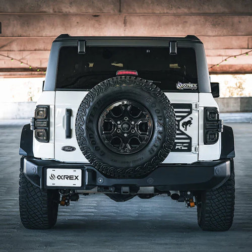 AlphaRex 21-24 Ford Bronco NOVA-Series Prismatic LED Tail Lights Alpha-Black OffRoadUSA.com