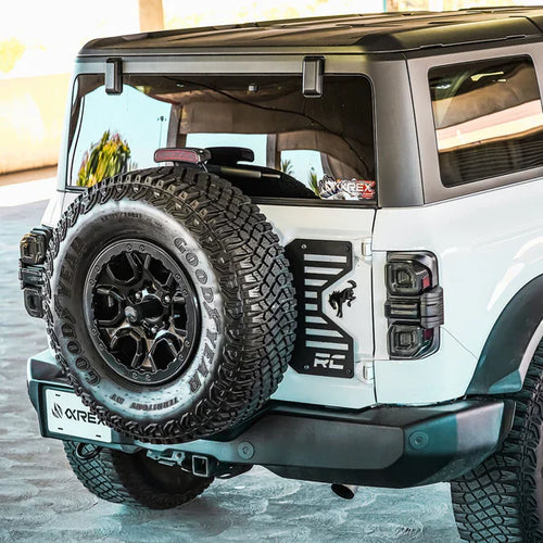 AlphaRex 21-24 Ford Bronco NOVA-Series Prismatic LED Tail Lights Alpha-Black OffRoadUSA.com