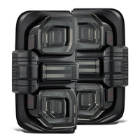 AlphaRex 21-24 Ford Bronco NOVA-Series Prismatic LED Tail Lights Alpha-Black OffRoadUSA.com