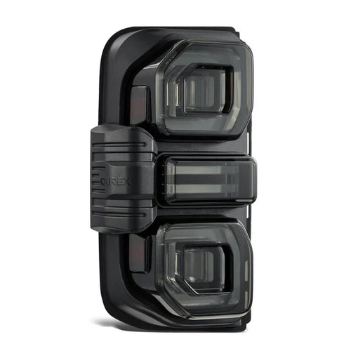 AlphaRex 21-24 Ford Bronco NOVA-Series Prismatic LED Tail Lights Alpha-Black OffRoadUSA.com