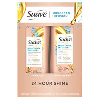 Suave Moroccan Oil Infusion Shampoo and Conditioner Set; 18 oz; 2 Pack EasyOptionXY LLC