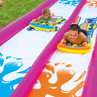 WOW Sports Giant Backyard Double Lane Lawn Slide Jupiter Gear