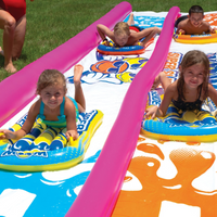 WOW Sports Giant Backyard Double Lane Lawn Slide Jupiter Gear