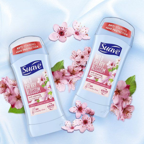 Suave Wild Cherry Blossom Antiperspirant Deodorant; 2.6 oz; Twin Pack EasyOptionXY LLC