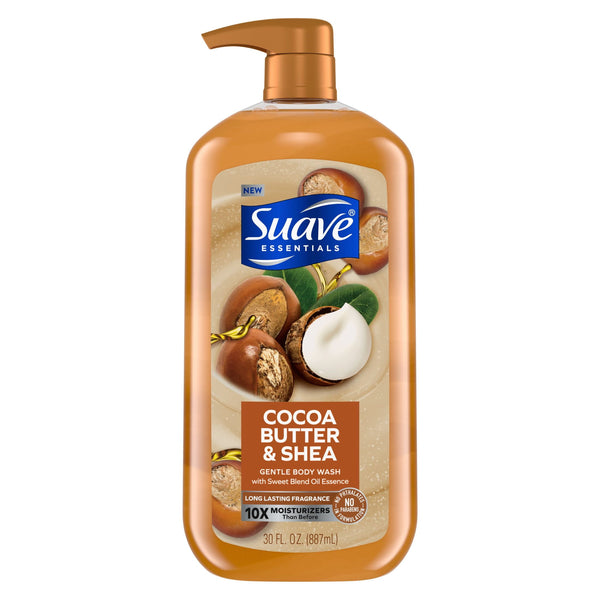 Suave Essentials Gentle Body Wash; Cocoa Butter & Shea; 30 oz EasyOptionXY LLC