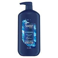 Suave Men Face & Body Wash; Refreshing; 30 oz EasyOptionXY LLC