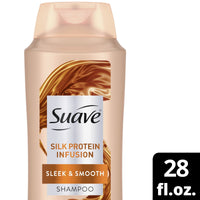 Suave Silk Protein Infusion Sleek And Smooth Shampoo; 28 fl oz EasyOptionXY LLC