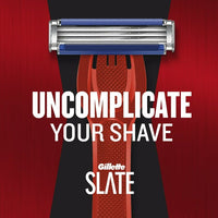 Slate by Gillette 3 Blade Men's Disposable Razor, 4 Ct EasyOptionXY LLC