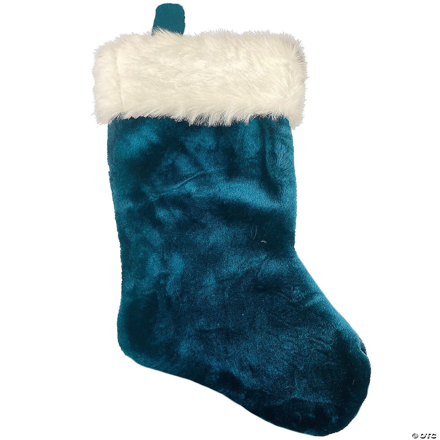 21" Green Santa Christmas Stocking