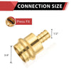 3/4" Copper Press x 1/2" PEX Expansion Brass Adapter (Lead Free)