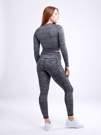 JupiterGear High-Waisted Criss-Cross Training Leggings with Hip Pockets Jupiter Gear