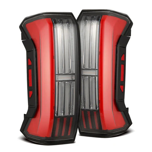 AlphaRex 22-25 Toyota Tundra NOVA-Series Prismatic LED Tail Lights Black Red OffRoadUSA.com