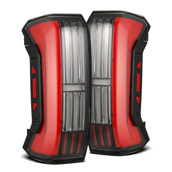 AlphaRex 22-25 Toyota Tundra NOVA-Series Prismatic LED Tail Lights Black Red OffRoadUSA.com