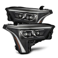 AlphaRex 22-24 Toyota Tundra/Sequoia LUXX-Series LED Projector Headlights Black OffRoadUSA.com