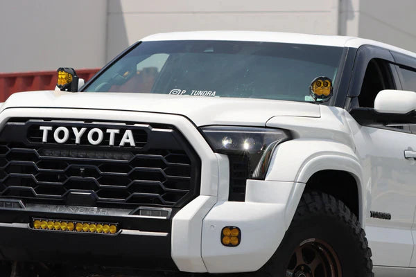 AlphaRex 22-24 Toyota Tundra/Sequoia LUXX-Series LED Projector Headlights Black