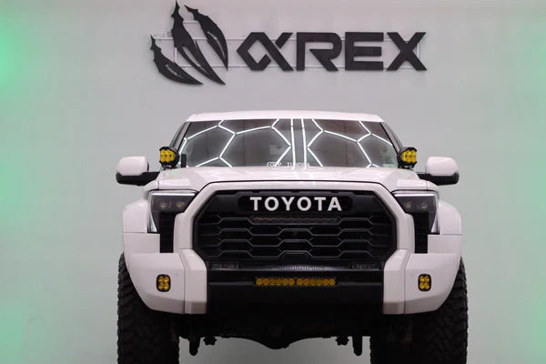 AlphaRex 22-24 Toyota Tundra/Sequoia LUXX-Series LED Projector Headlights Black