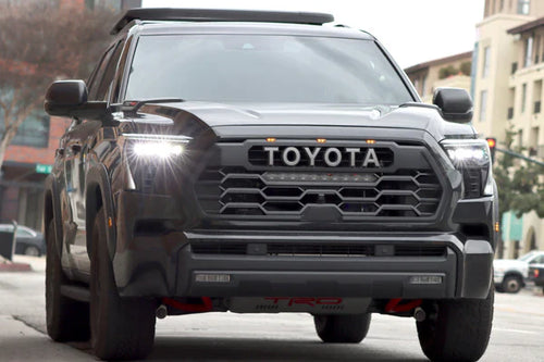 AlphaRex 22-25 Toyota Tundra/Sequoia NOVA-Series LED Projector Headlights Alpha-Black OffRoadUSA.com