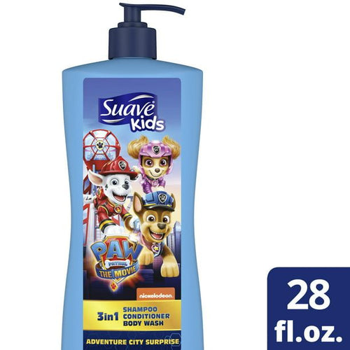 Suave Kids Paw Patrol Adventure 3-in-1 Shampoo Conditioner & Body Wash; 28 oz EasyOptionXY LLC