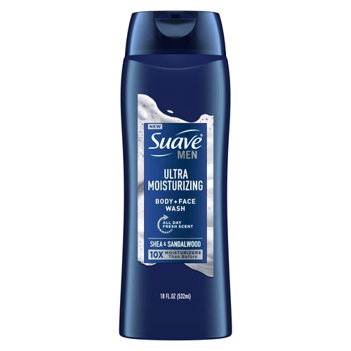 Suave Men Face & Body Wash; with Shea Butter & Coconut Oil; 18 oz EasyOptionXY LLC