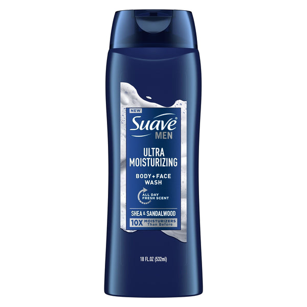 Suave Men Face & Body Wash; with Shea Butter & Coconut Oil; 18 oz EasyOptionXY LLC