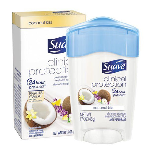 Suave Deodorant Clinical Antiperspirant Coconut Kiss; 1.7 oz EasyOptionXY LLC