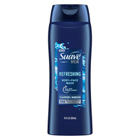 Suave Men Face & Body Wash; Refreshing; 18 oz EasyOptionXY LLC