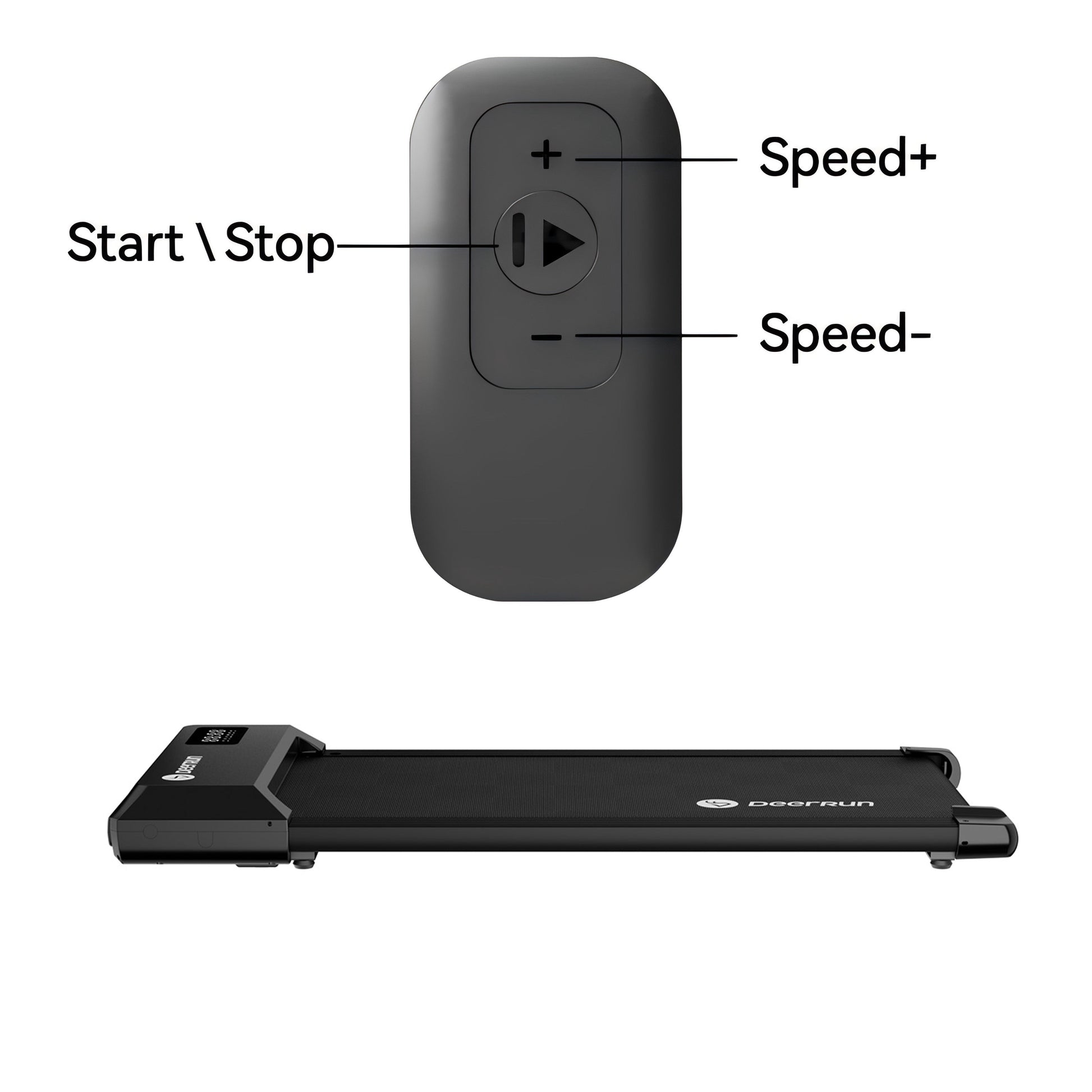DeerRun® DeerRun Q1 Urban Mini Under-Desk Treadmill with Remote Control