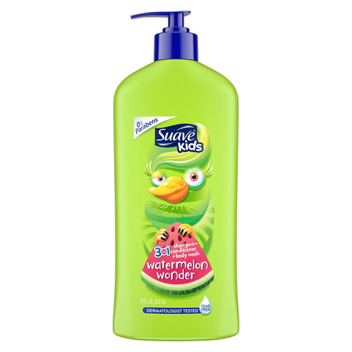 Suave Kids 3-in-1 Shampoo Conditioner & Body Wash Wacky Melon; 18 oz EasyOptionXY LLC