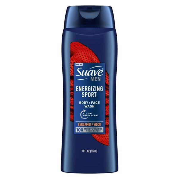 Suave Men Face & Body Wash; Energizing Sport; 18 oz EasyOptionXY LLC