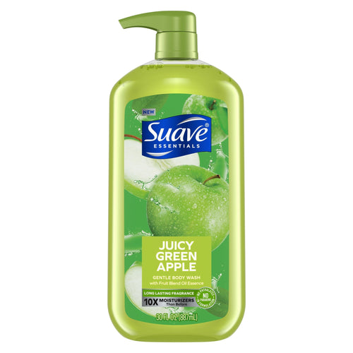 Suave Essentials Gentle Body Wash; Juicy Green Apple; 30 oz EasyOptionXY LLC
