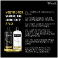 Tresemme Rich Moisture Rich Moisture Shampoo and Conditioner; 28 oz; 2 Count EasyOptionXY LLC