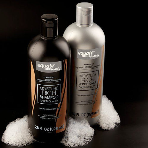 Equate Moisture Rich Shine Enhancing Shampoo & Conditioner; Full Size Set EasyOptionXY LLC