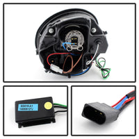 Spyder Volkswagen Beetle 1998-2005 Projector Headlights DRL Chrome PRO-YD-VB98-DRL-C OffRoadUSA.com