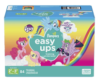 Pampers Easy Ups Female Training Underwear, 2T-3T, 84 Count EasyOptionXY LLC