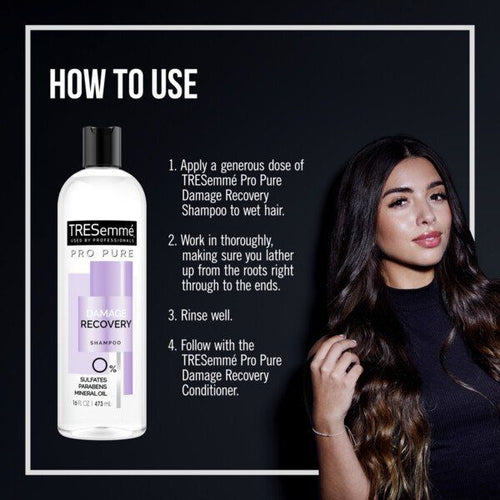 Tresemme Pro Pure Damage Recovery Daily Shampoo; 16 fl oz EasyOptionXY LLC