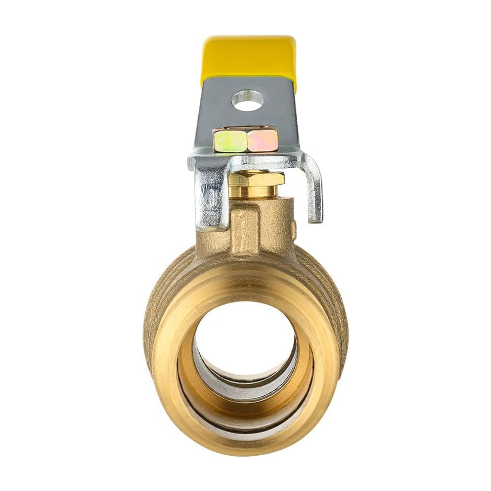 3/4" Press Ball Valve with EPDM O Ring, Yellow (Lead Free)
